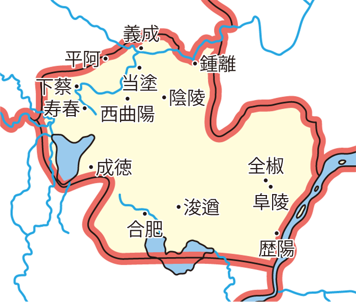 九江郡の領城